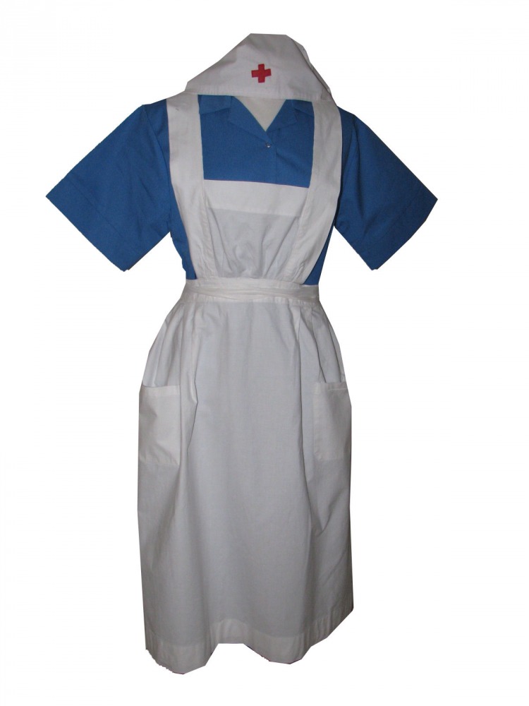 Ladies 1940s Wartime Nurse Costume Size 12 - 14 Image